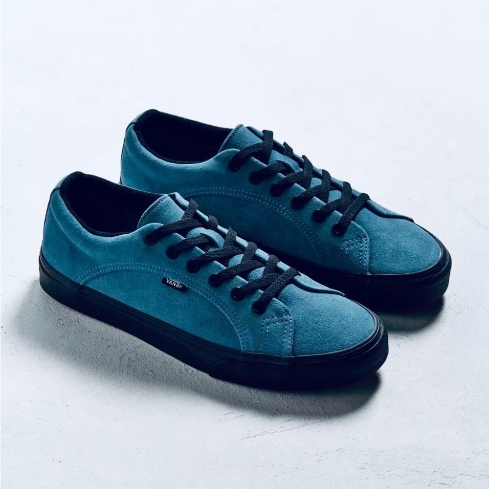 VANS LAMPIN BLUE SUEDE MIRAGE SHOES MENS SIZE 11